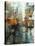 Manhattan Orange Umbrella-Mark Lague-Stretched Canvas