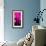 Manhattan Pink Spike-Parker Greenfield-Framed Art Print displayed on a wall