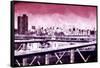 Manhattan Pink-Philippe Hugonnard-Framed Stretched Canvas