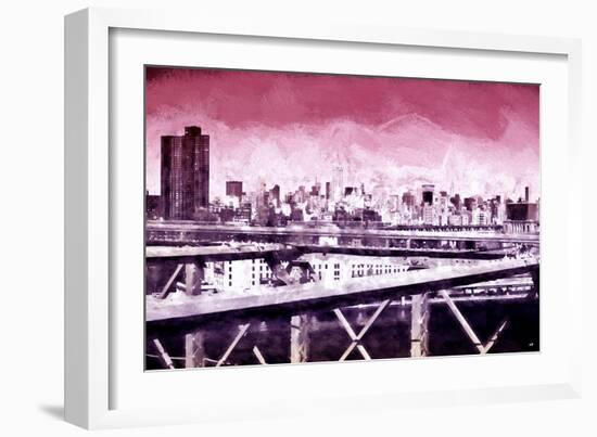 Manhattan Pink-Philippe Hugonnard-Framed Giclee Print