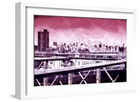 Manhattan Pink-Philippe Hugonnard-Framed Giclee Print