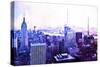 Manhattan Purple-Philippe Hugonnard-Stretched Canvas