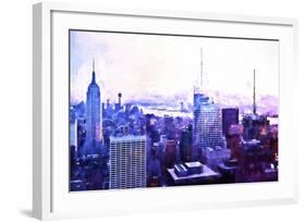 Manhattan Purple-Philippe Hugonnard-Framed Giclee Print