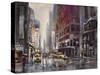 Manhattan Rain-Brent Heighton-Stretched Canvas