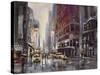 Manhattan Rain-Brent Heighton-Stretched Canvas