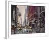 Manhattan Rain-Brent Heighton-Framed Art Print