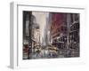 Manhattan Rain-Brent Heighton-Framed Art Print