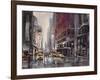 Manhattan Rain-Brent Heighton-Framed Art Print