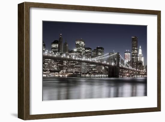 Manhattan Reflections-Jorge Llovet-Framed Giclee Print