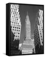 Manhattan's Chrysler Building-Philip Gendreau-Framed Stretched Canvas