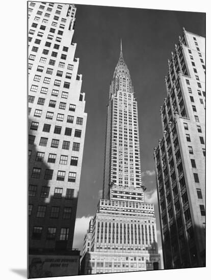 Manhattan's Chrysler Building-Philip Gendreau-Mounted Photographic Print