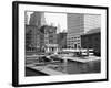 Manhattan's East River Downtown Skyport - Grumman and Fairchild Amphibious Planes-Margaret Bourke-White-Framed Photographic Print