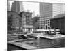 Manhattan's East River Downtown Skyport - Grumman and Fairchild Amphibious Planes-Margaret Bourke-White-Mounted Photographic Print