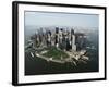 Manhattan's Financial District-David Jay Zimmerman-Framed Photographic Print