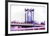 Manhattan Shine - Empire Bridge-Philippe Hugonnard-Framed Photographic Print