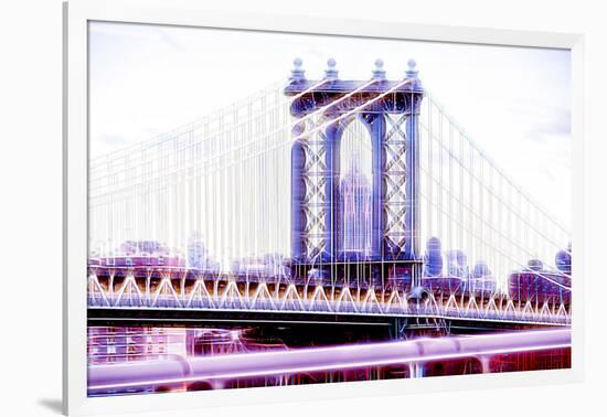 Manhattan Shine - Empire Bridge-Philippe Hugonnard-Framed Photographic Print