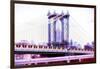 Manhattan Shine - Empire Bridge-Philippe Hugonnard-Framed Photographic Print