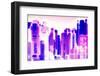 Manhattan Shine - Pastel City-Philippe Hugonnard-Framed Photographic Print