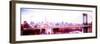 Manhattan Shine - Pink Bridge-Philippe Hugonnard-Framed Photographic Print