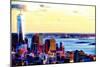 Manhattan Shine - Seen from above II-Philippe Hugonnard-Mounted Photographic Print