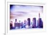 Manhattan Shine - White Light-Philippe Hugonnard-Framed Photographic Print