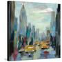 Manhattan Sketches I-Silvia Vassileva-Stretched Canvas