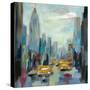 Manhattan Sketches I-Silvia Vassileva-Stretched Canvas