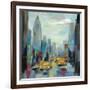 Manhattan Sketches I-Silvia Vassileva-Framed Art Print