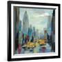 Manhattan Sketches I-Silvia Vassileva-Framed Art Print