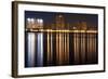 Manhattan Skylin-aaron-h-Framed Photographic Print