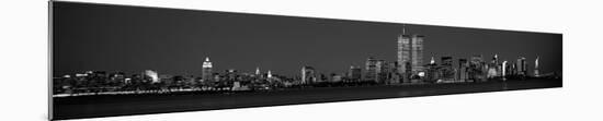 Manhattan Skyline 2001-Richard Berenholtz-Mounted Art Print