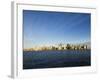 Manhattan Skyline Across the Hudson River, New York City, New York, USA-Amanda Hall-Framed Photographic Print