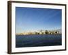 Manhattan Skyline Across the Hudson River, New York City, New York, USA-Amanda Hall-Framed Photographic Print