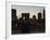 Manhattan Skyline and Brooklyn Bridge at Dusk, New York City, New York, USA-Amanda Hall-Framed Photographic Print