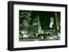 Manhattan Skyline and Central Park at Night, New York City-Zigi-Framed Photographic Print