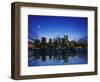 Manhattan Skyline and Reflection-Bill Ross-Framed Photographic Print