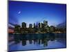 Manhattan Skyline and Reflection-Bill Ross-Mounted Photographic Print