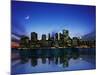 Manhattan Skyline and Reflection-Bill Ross-Mounted Photographic Print