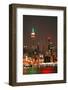 Manhattan Skyline at Christmas Eve-Gary718-Framed Photographic Print