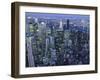 Manhattan skyline at dusk, NYC-Michel Setboun-Framed Giclee Print