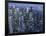 Manhattan skyline at dusk, NYC-Michel Setboun-Framed Giclee Print