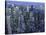 Manhattan skyline at dusk, NYC-Michel Setboun-Stretched Canvas