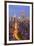 Manhattan skyline at dusk with the Empire State Building, New York City, United States of America, -Fraser Hall-Framed Photographic Print