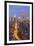 Manhattan skyline at dusk with the Empire State Building, New York City, United States of America, -Fraser Hall-Framed Photographic Print