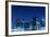 Manhattan Skyline at Night, New York City-Zigi-Framed Photographic Print