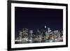 Manhattan Skyline at Night, New York City-Zigi-Framed Photographic Print