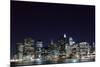 Manhattan Skyline at Night, New York City-Zigi-Mounted Photographic Print