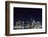 Manhattan Skyline at Night, New York City-Zigi-Framed Photographic Print