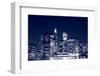 Manhattan Skyline at Night, New York City-Zigi-Framed Photographic Print