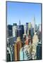 Manhattan skyline, Empire State Building and Chrysler Building, New York City, United States of Ame-Fraser Hall-Mounted Photographic Print